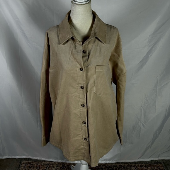 Pink Lily Jackets & Blazers - NWOT Corduroy Shacket